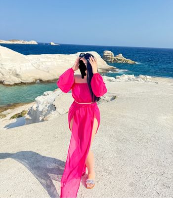 Cache bikini néon rose
