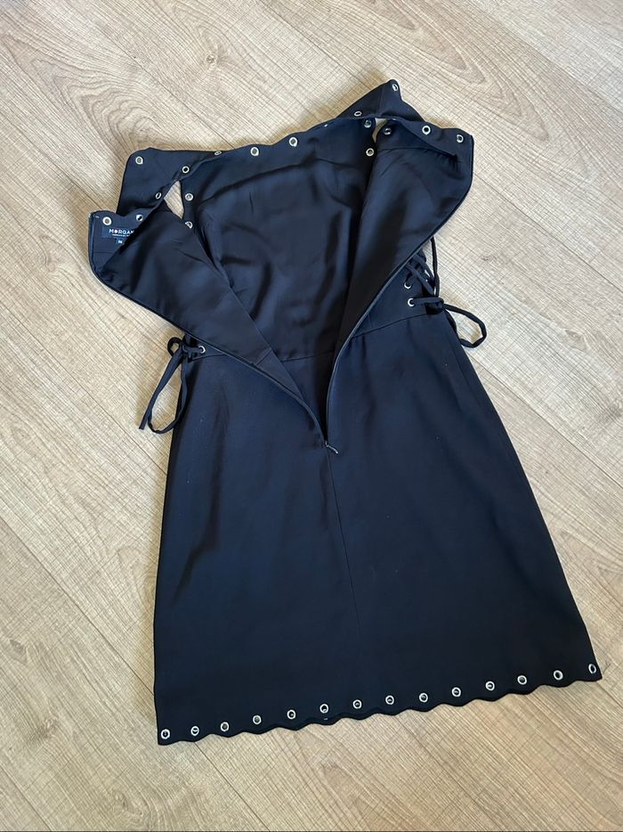 Robe noire sans manches Morgan taille 36 bon état (avec défaut) - photo numéro 8