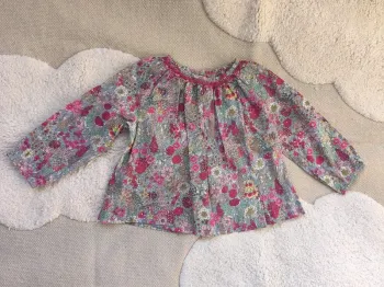 Blouse Jacadi Liberty – Taille 24 mois – Excellent état