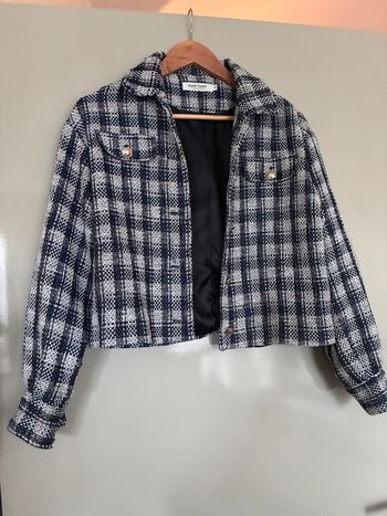 Veste bleu beige 38