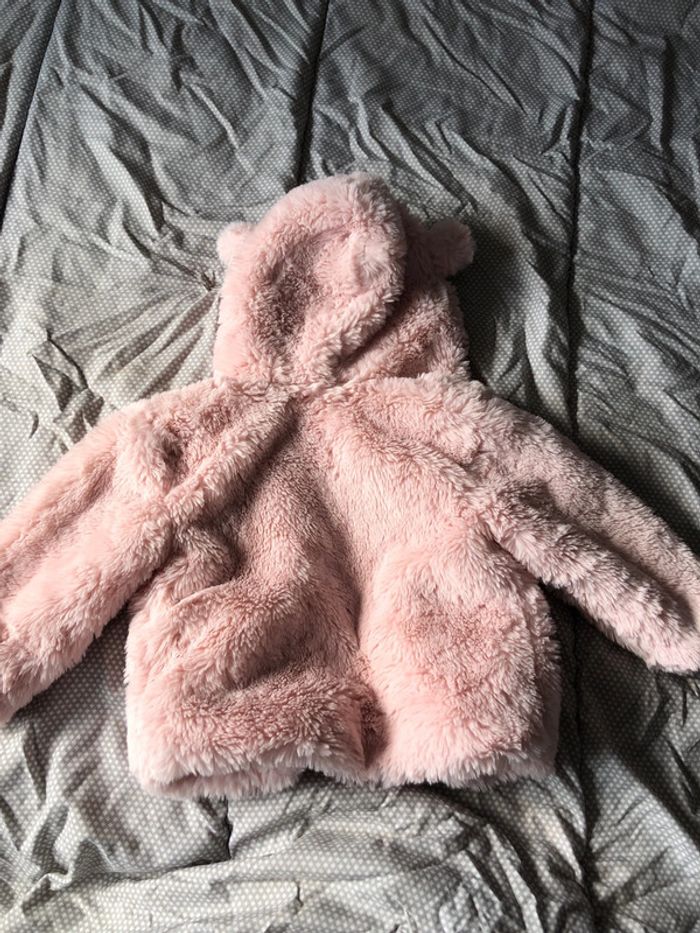 Manteau/veste polaire  bébé fille 12 mois - photo numéro 3