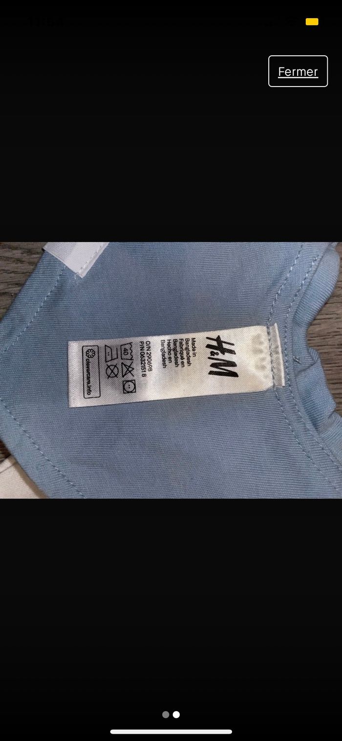 Lot de 3 bavoirs H&M - photo numéro 2