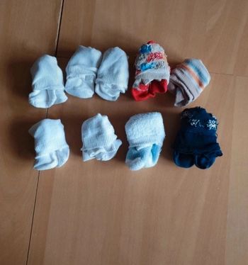 Chaussette garçon naissance 