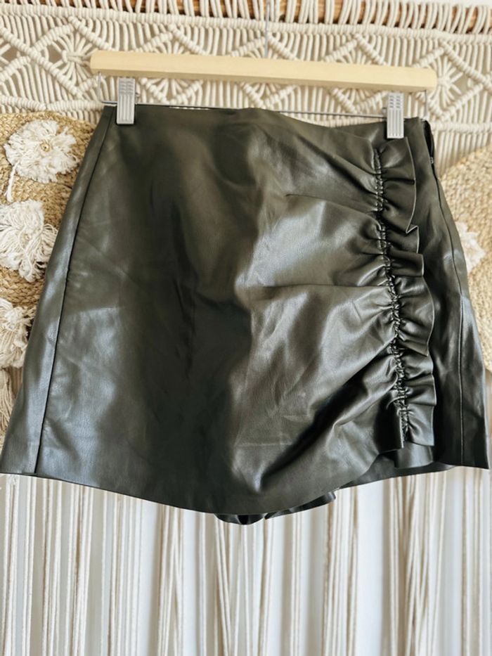 Jupe short kaki taille 36