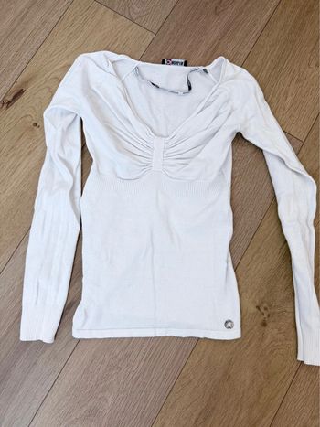 Pull Morgan blanc en S