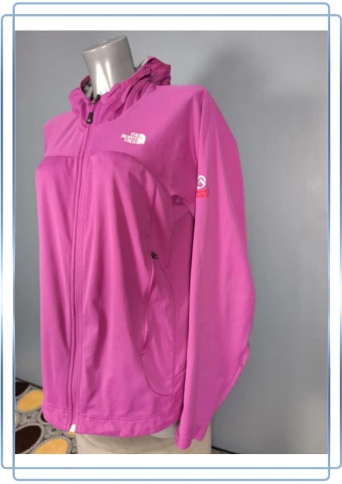 Veste full zip the north face femme violette taille Xl- summit series windstopper - photo numéro 6