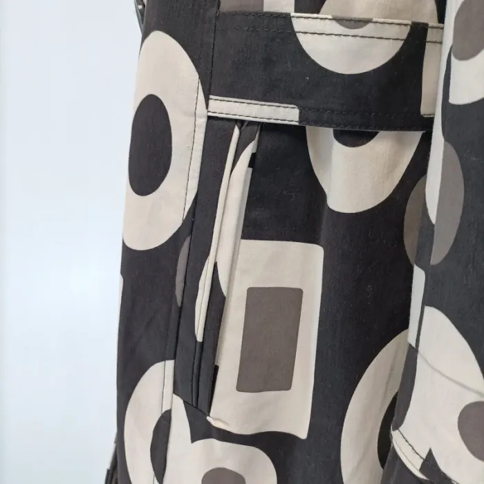 Veste Trench Vero Moda - XL - marron et beige - doublé à motif - photo numéro 4