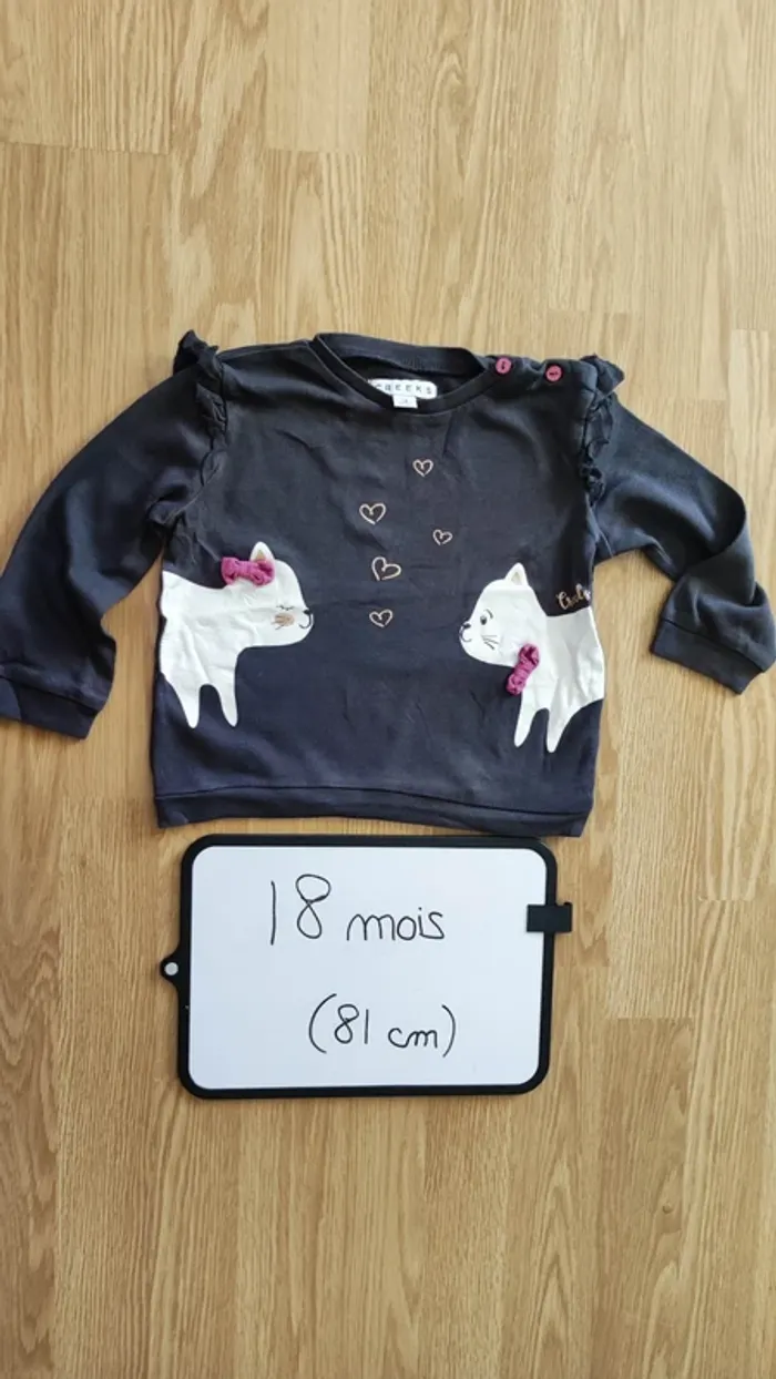 sweat + legging taille 18 mois - photo numéro 3