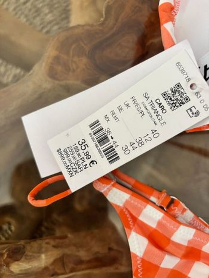 Maillot de bain 2 pièces carreaux Etam - photo numéro 7