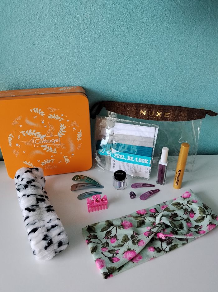 Coffret produit cosmétique cottage