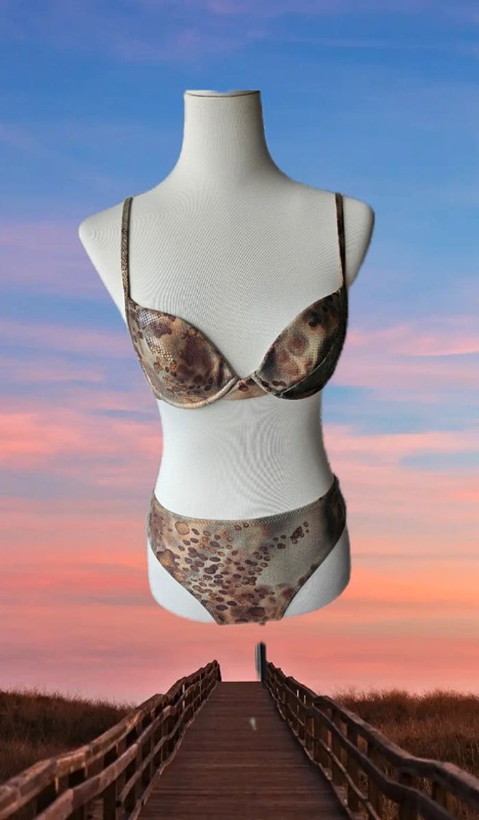 Maillot de bain 2 pièce, sans marque, taille 34/36 - photo numéro 2