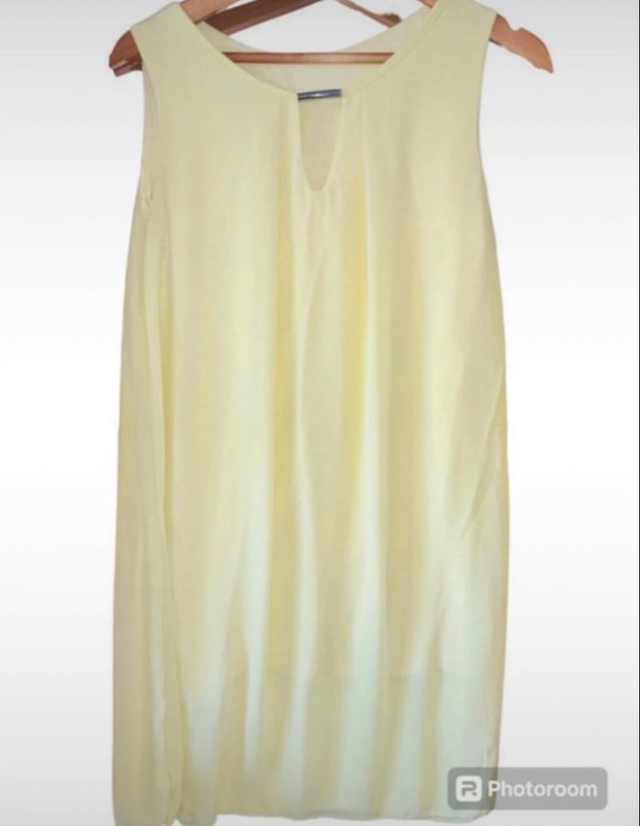 Robe été jaune taille S