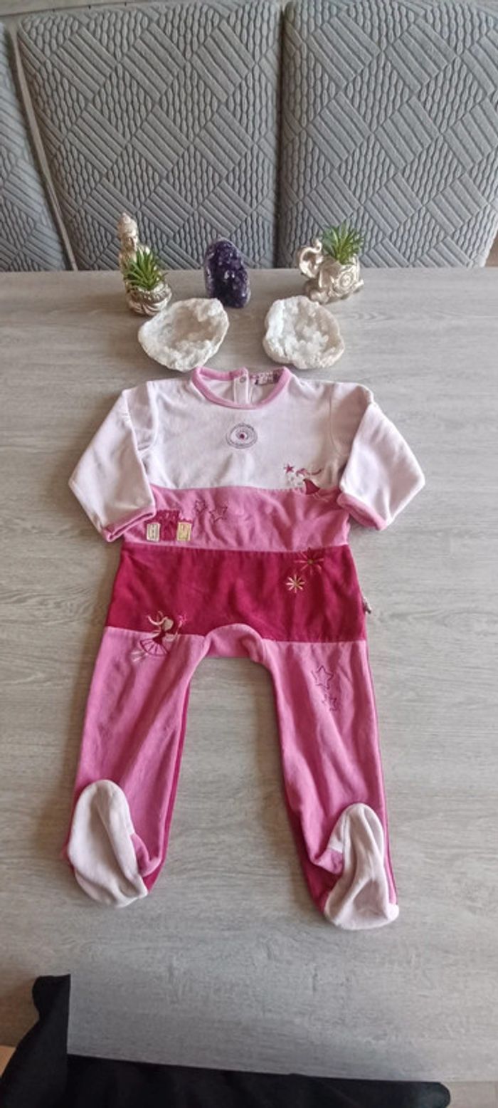 Pyjama velours 1 pièce 23 mois