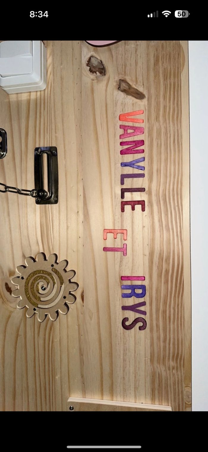 Busy board  / Planches d’activités Montessori - photo numéro 5