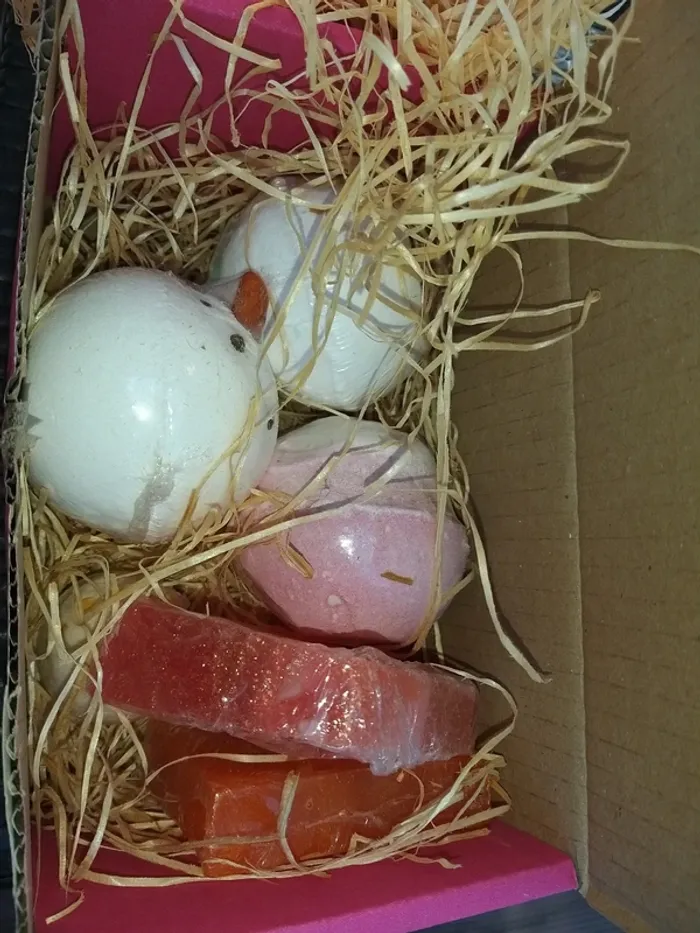 Lot de 6 boules de bain artisanales