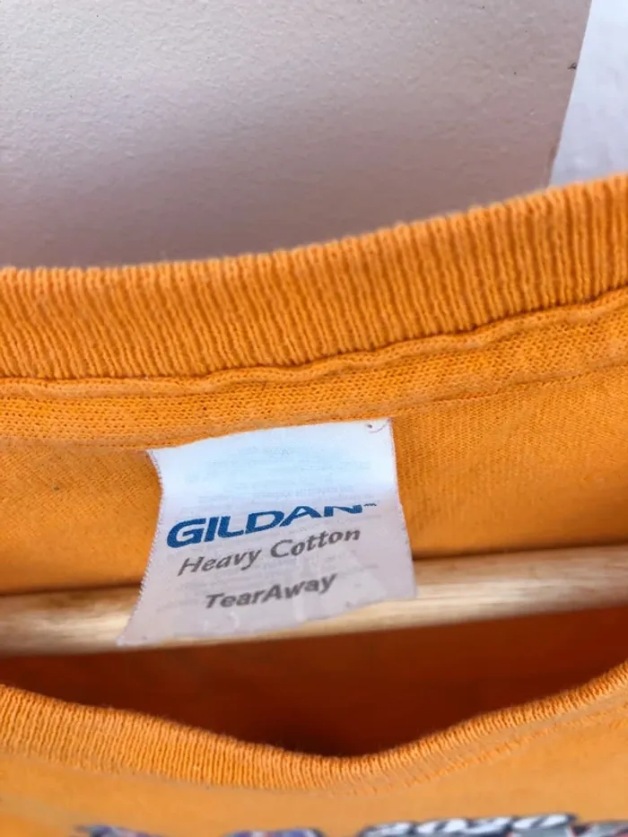 Gildan Mason Dixon motocross orange T-shirt Mens M - photo numéro 4