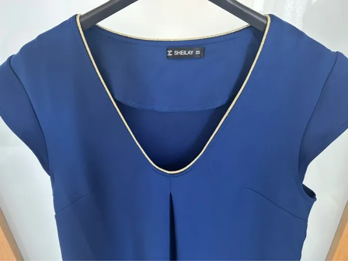 Robe sans manches bleue - photo numéro 3