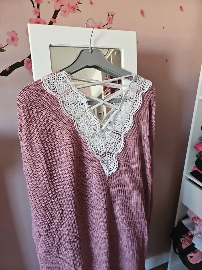 Pull rose t44 - photo numéro 2