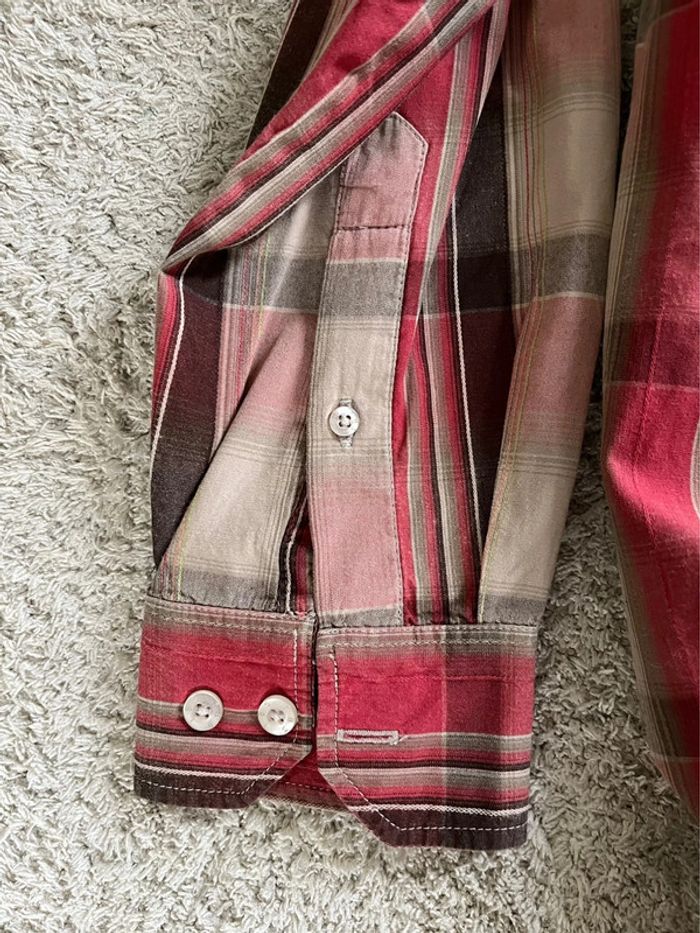 Chemise à carreaux manches longues TBS taille L - photo numéro 5