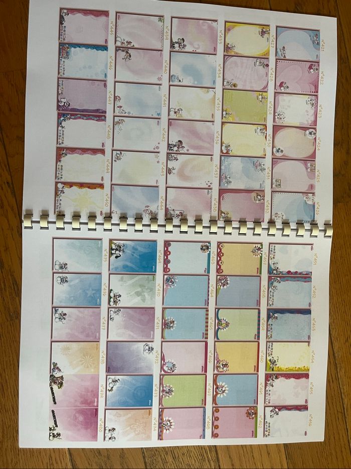 Livret de collection / registre / répertoire feuilles Diddl - photo numéro 6