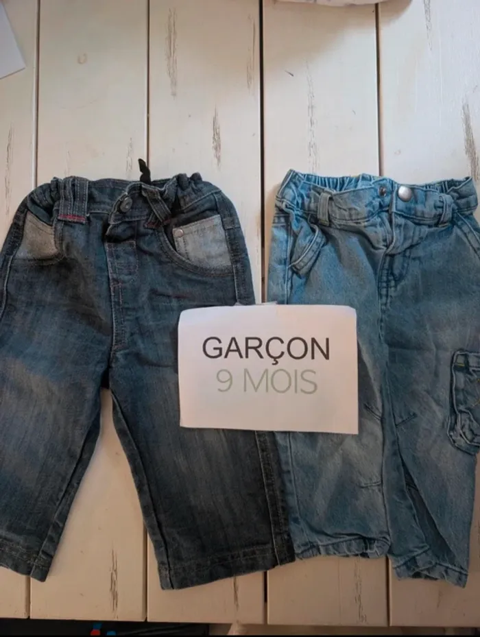 Jean bébé garçon 9 mois