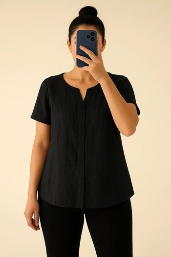 Blouse noire Promod – Taille estimée M – Très bon état
