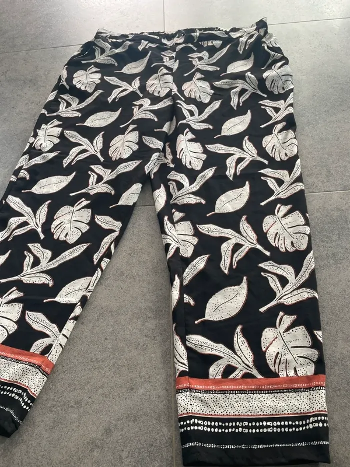 Pantalon fluide léger feuilles automne 🍂 - photo numéro 2