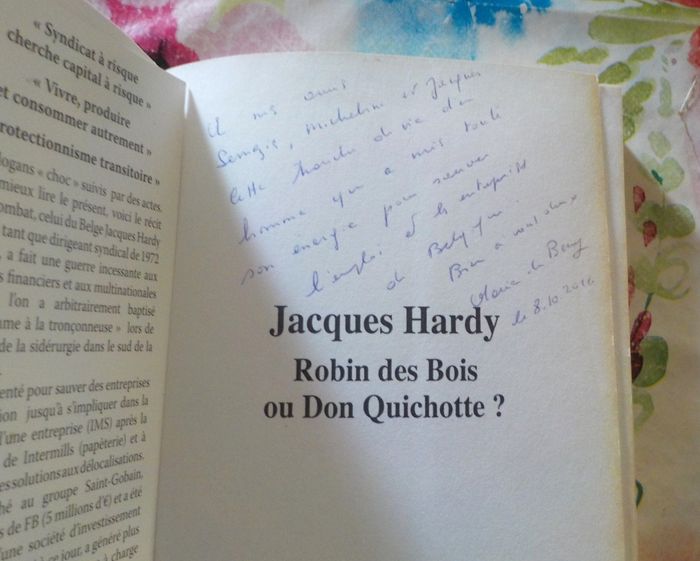 JACQUES HARDY, ROBIN DES BOIS OU DON QUICHOTTE ? par Marie du BERRY - photo numéro 6