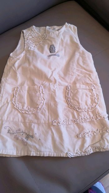 Robe 9 mois velours côtelé