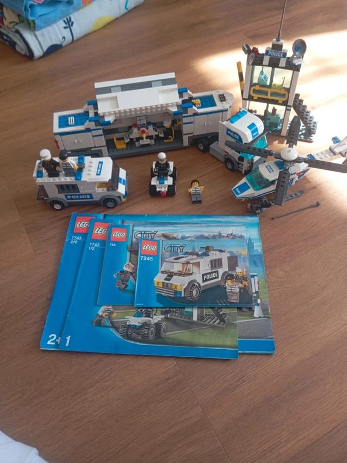 Lot lego police 7245 7741 7743