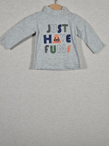 T-shirt manche longue  tex 12 mois
