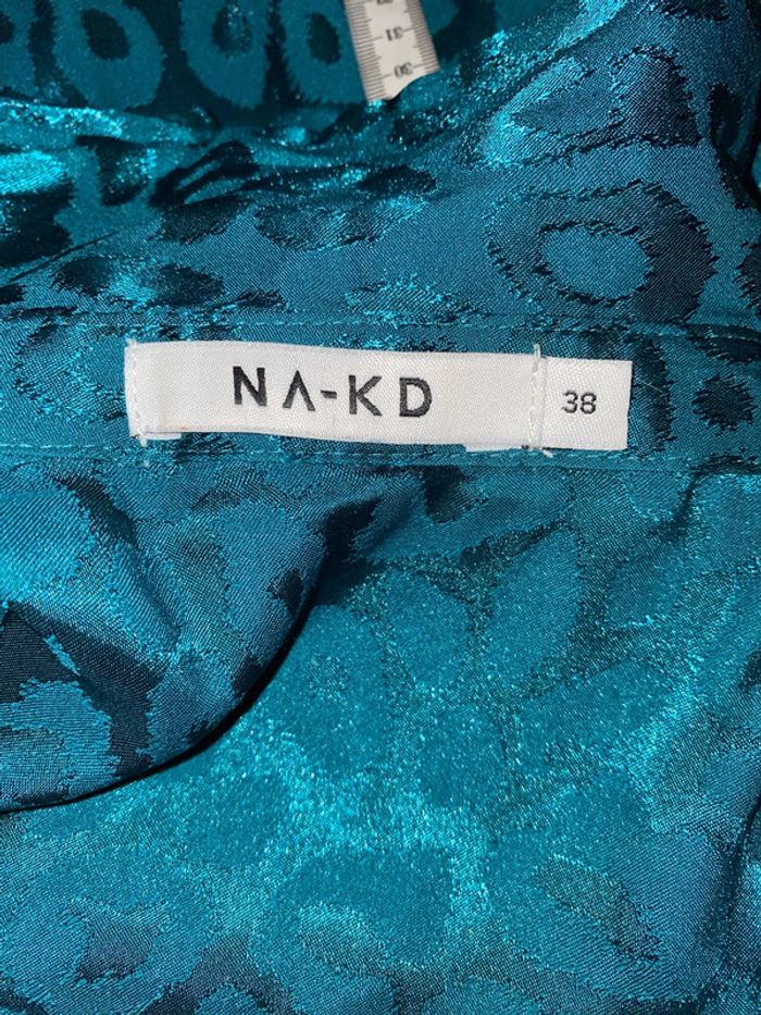 Jolie Chemise Satinée Imprimée Taille 38 - photo numéro 7