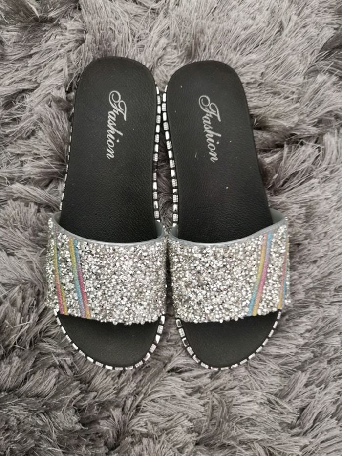 Sandales pailettes
