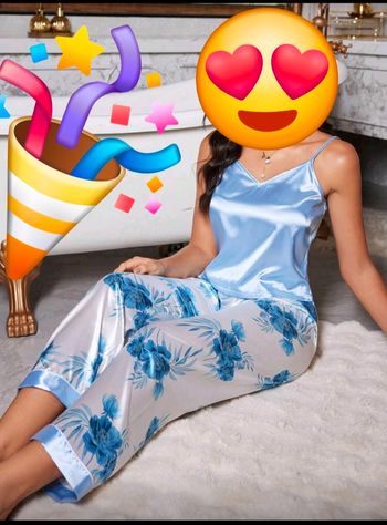 Pyjama en satin pour femme