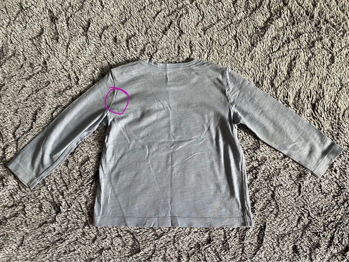 Teeshirt manches longues bleu Bout’chou - 18 mois - photo numéro 4