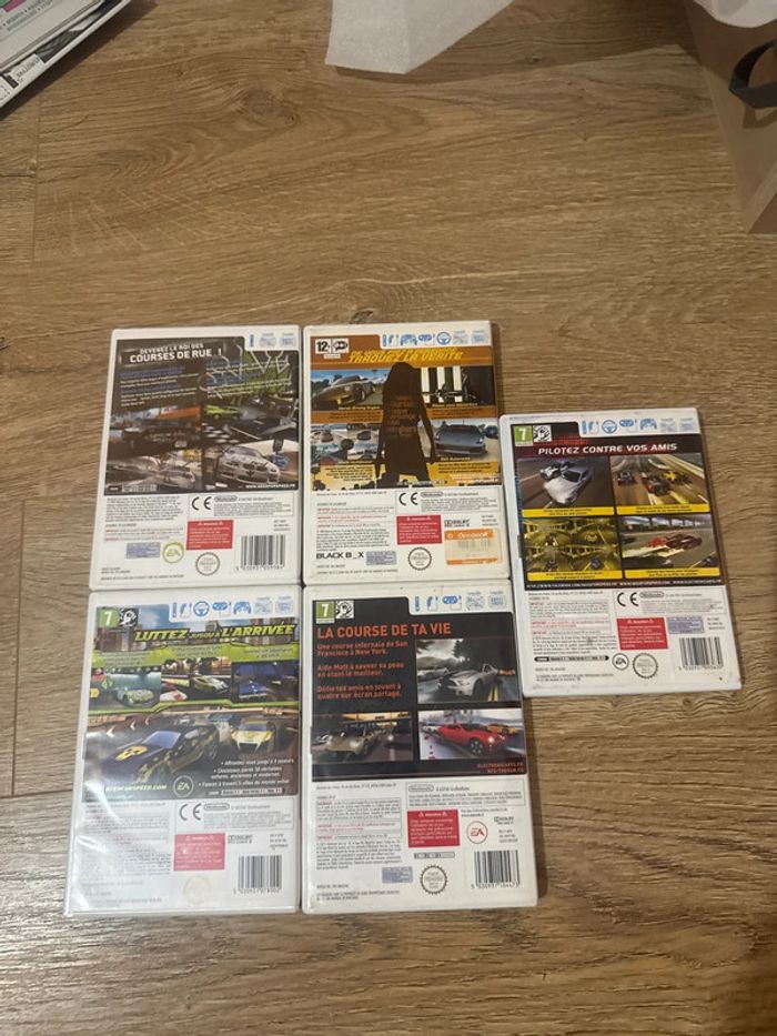 Lot 5 jeux Wii need for speed course voiture - photo numéro 4