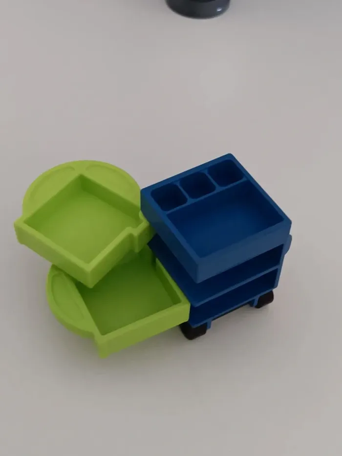 Chariot Vert & Bleu Playmobil - photo numéro 2