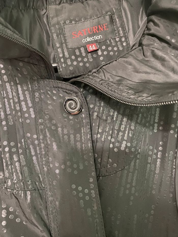 Manteau noir Saturne taille 44 - photo numéro 6