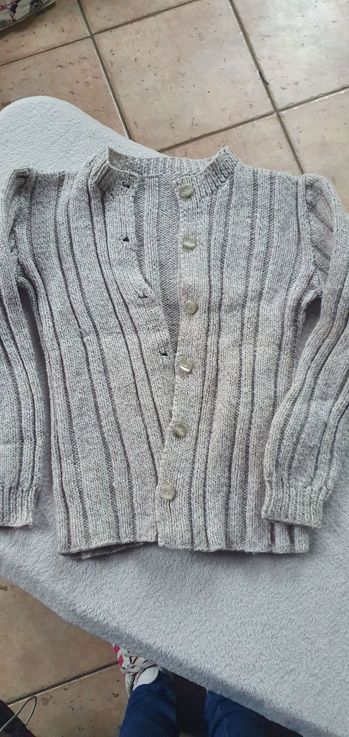 Gilet fait main