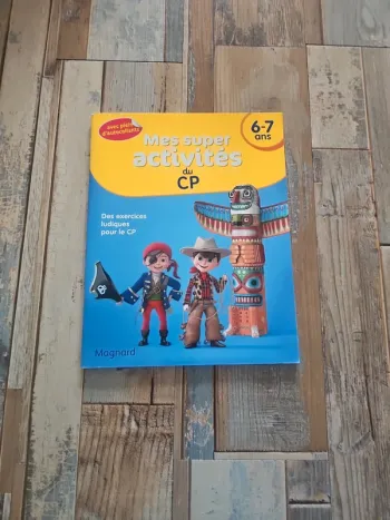 Cahier mes activités du CP +avec autocollants âge 6 et 7 ans