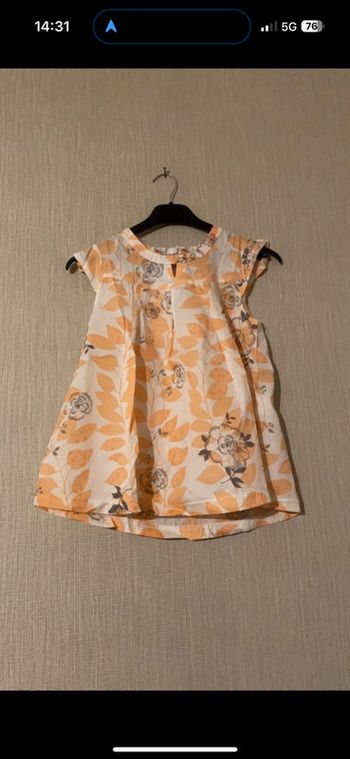 Tunique fleurie neuf orchestra 10 ans