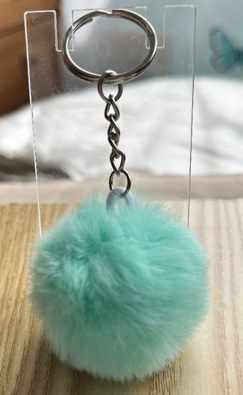 Porte clé pompon fourrure
