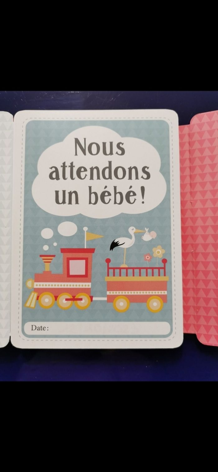 CARTES SOUVENIRS EN ATTENDANT BÉBÉ - photo numéro 5