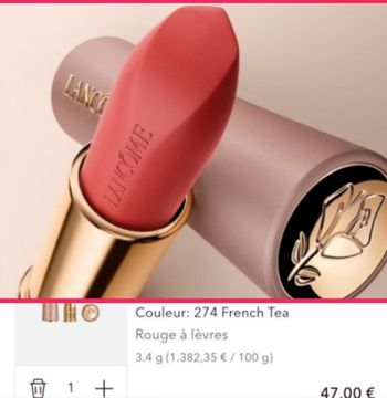 Rouge à lèvres ultimate Lancôme