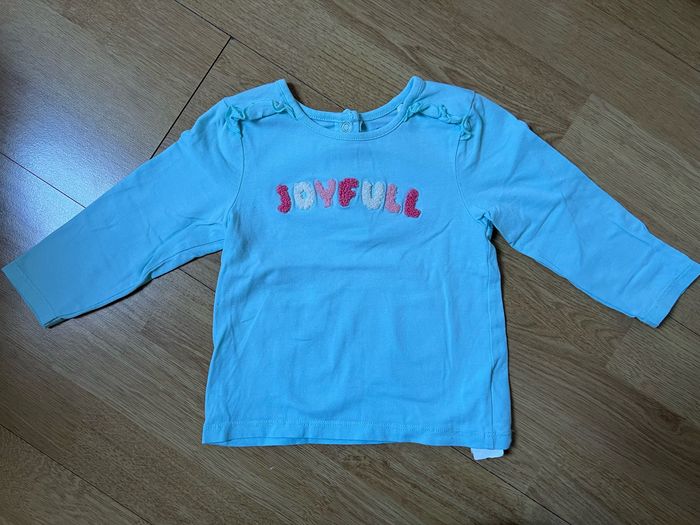 T-shirt manches longues 12 mois