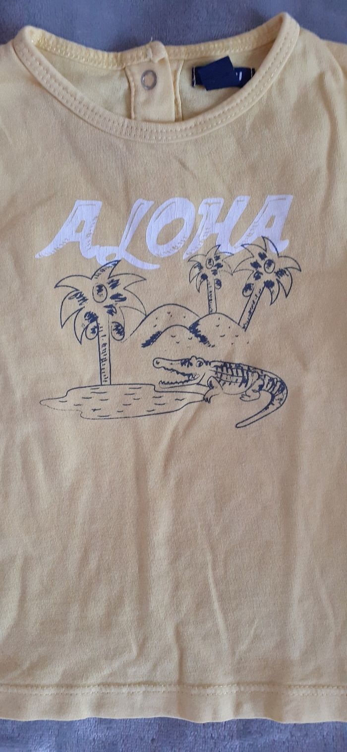 Tee-shirt MC bébé garçon 12 mois - photo numéro 2