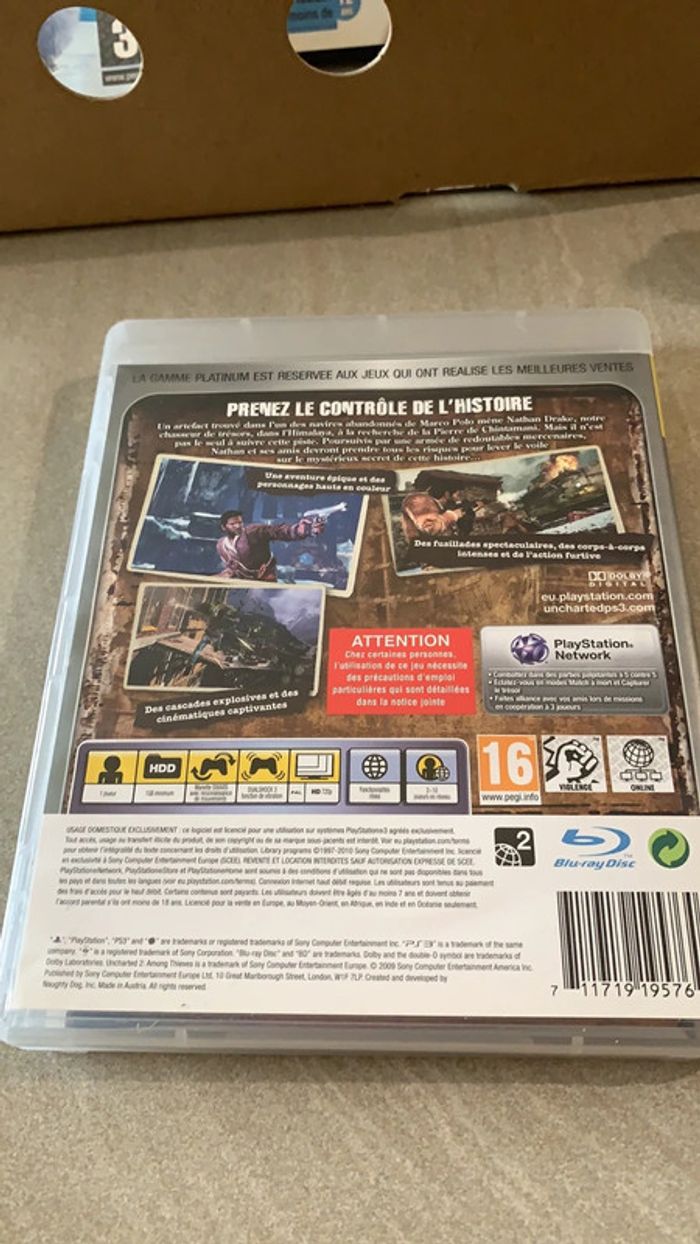 Uncharted 2 ps3 PlayStation jeux - photo numéro 5