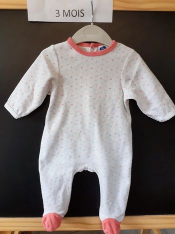 Grenouillère fille 3 mois