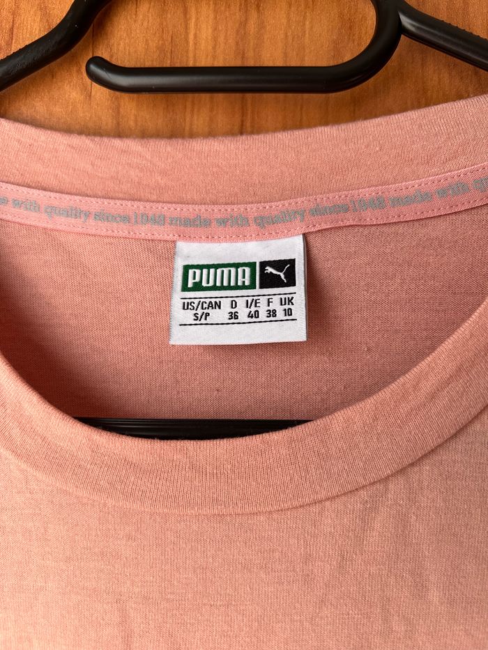 T-shirt large rose Puma taille S - photo numéro 3