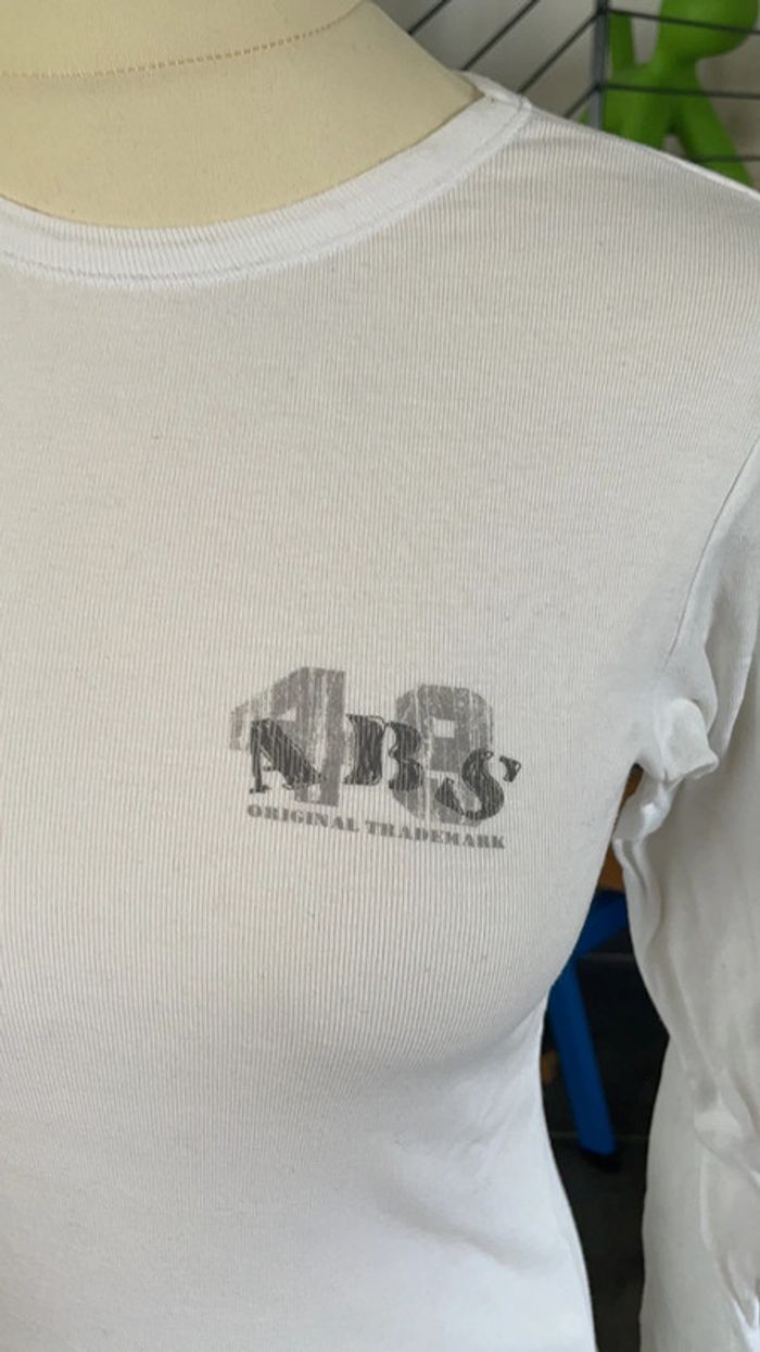 Tee shirt absorba basique blanc - photo numéro 2